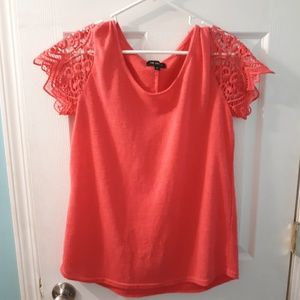 Ladies short sleeve sweater